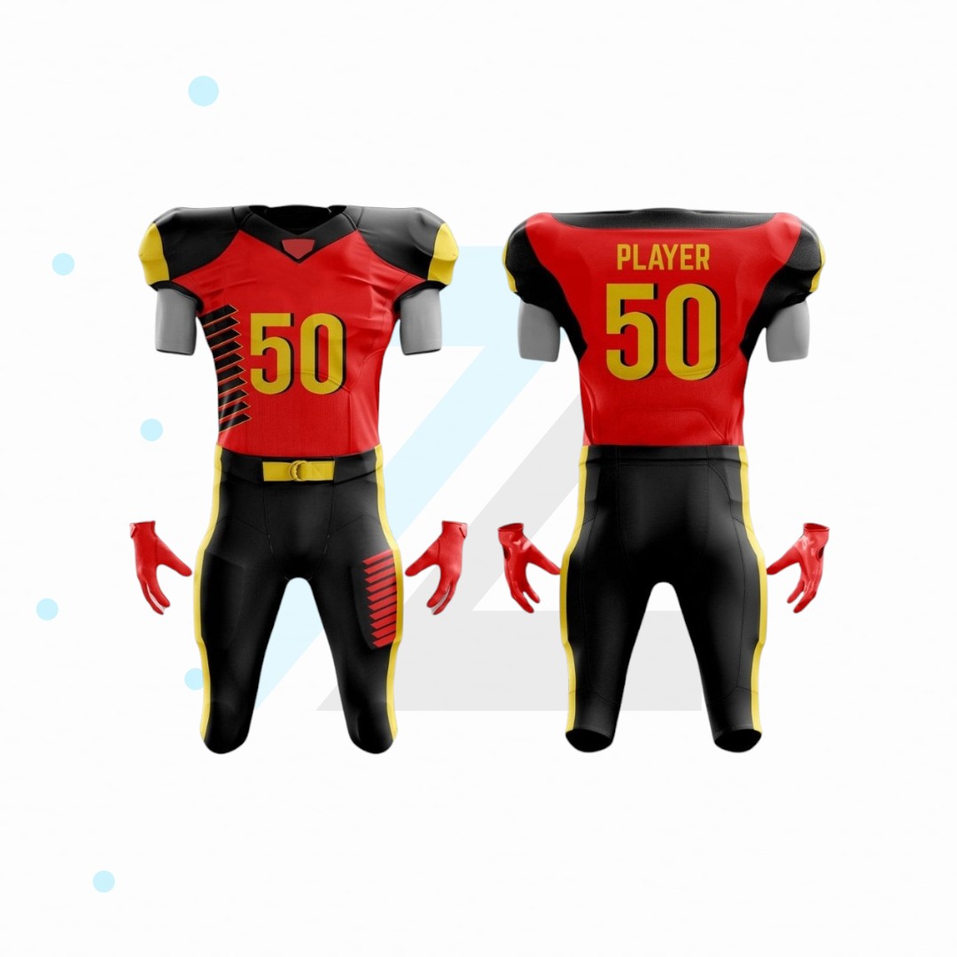 Pro American Football Uniform | Ultra-Durable | Moisture-Wic angle 2